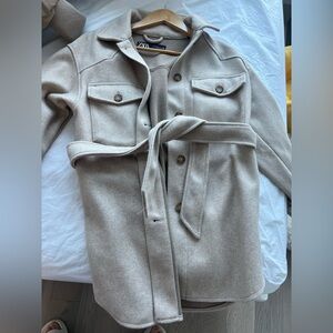 Zara belt jacket